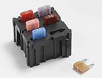 Littelfuse 6-Position MINI Style Fuse Module, 03540543Z Series